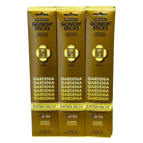 Gardenia Incense 20 Sticks X 12 Pk (240 Sticks) Gonesh