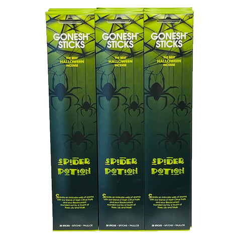 Gonesh Spider Potion Incense 20 Sticks X 12 Pk (240 Sticks)