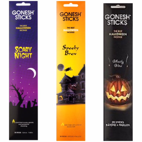 Spooky Halloween Set 12 pack (240 Sticks) Assortment GONESH