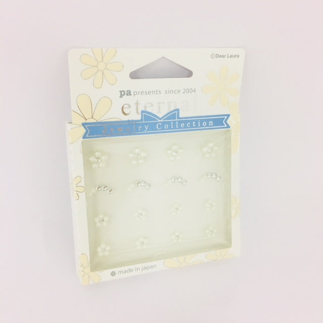 Nail Sticker [Flower Pearl White] by Dear Laura