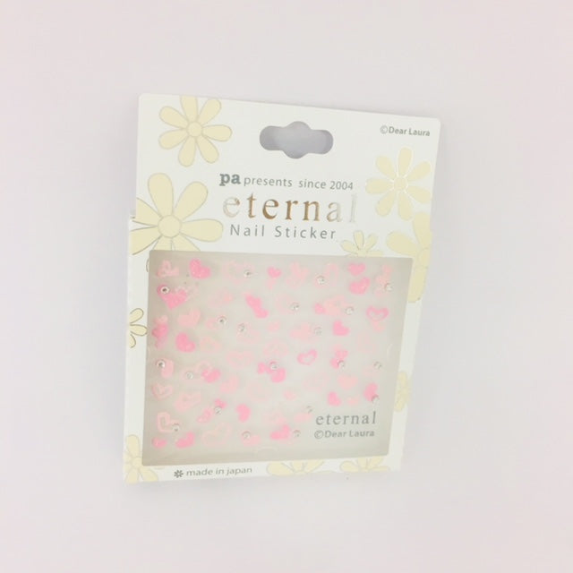 Nail Sticker [Heart  Pink] pa18 by Dear Laura