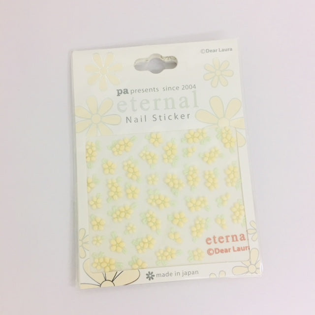 Nail Sticker [Flower Cream] ps150 by Dear Laura