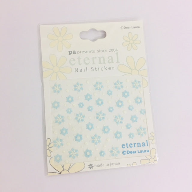 Nail Sticker [Snowflake Blue] pa151 by Dear Laura