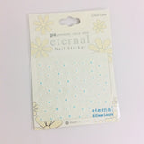 Nail Sticker [Flower White Blue] pa47 by Dear Laura